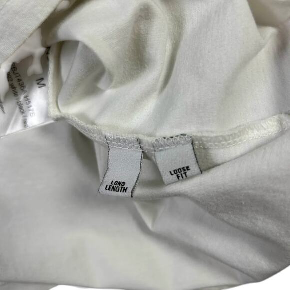 Neil Barrett No Unauthorised Access Mens M White Made in Italy Loose Fit - Picture 8 of 8